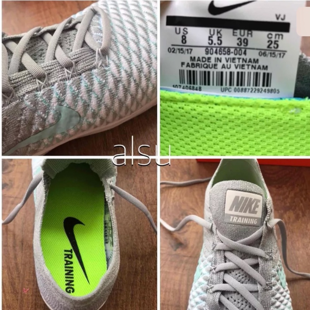 NWT Nike Free TR Flyknit 2 Glacier Ice WMNS - Picture 7 of 7